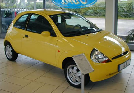 Ford Ka Yellow