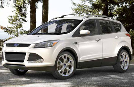 Ford Kuga White 2014