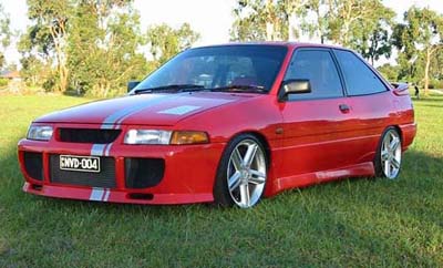 Ford Laser Modified