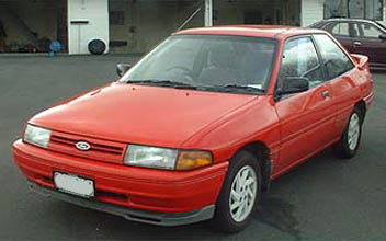 Ford Laser Red
