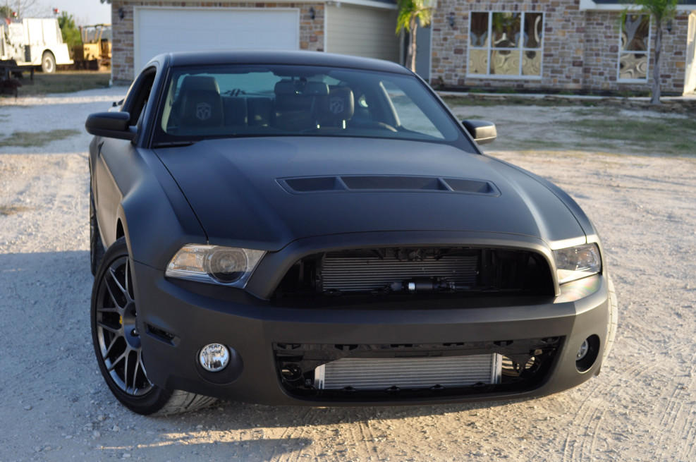 Ford Mustang Matte Black