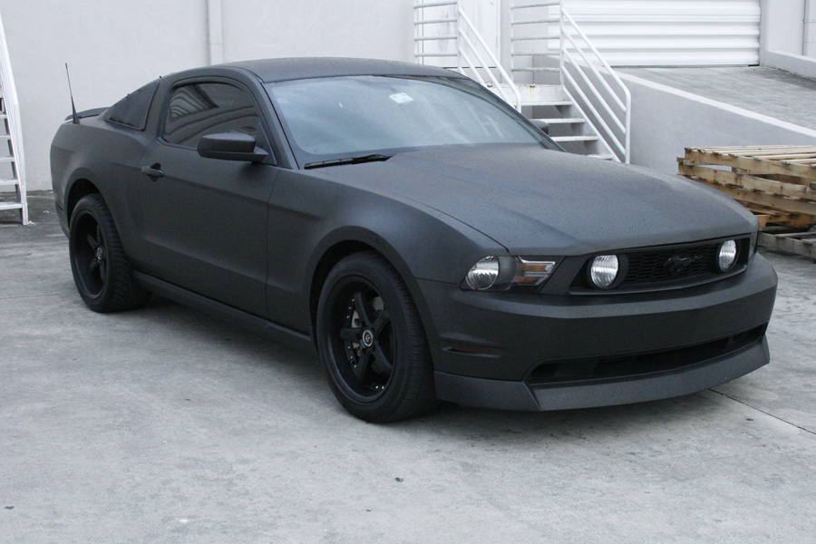 Ford Mustang Matte Black