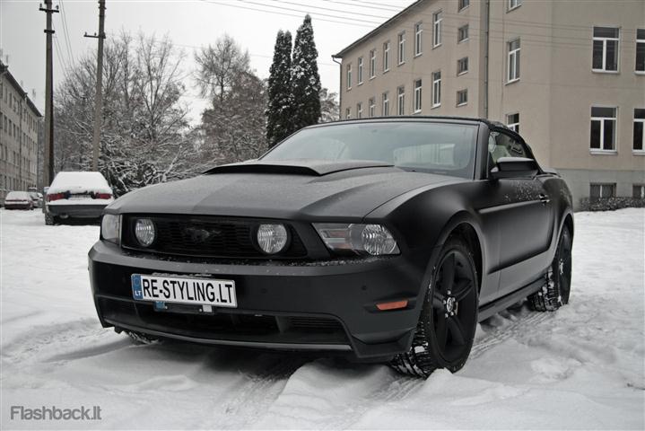 Ford Mustang Matte Black