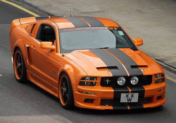Ford Mustang Orange