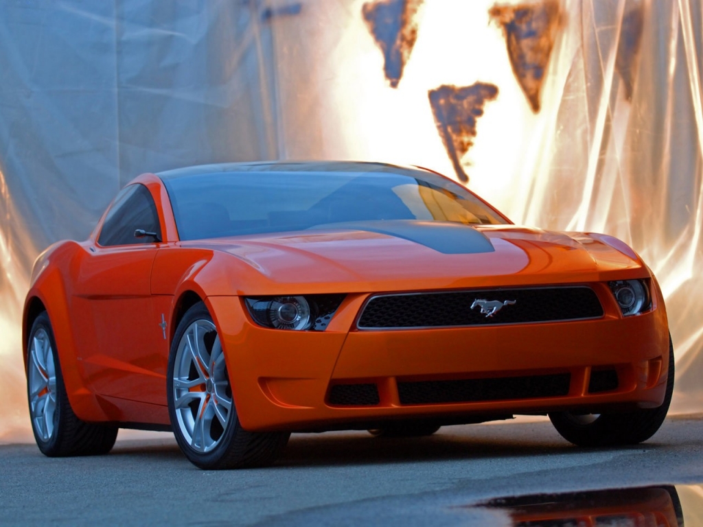 Ford Mustang Orange