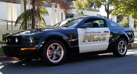 Ford Mustang Police Car