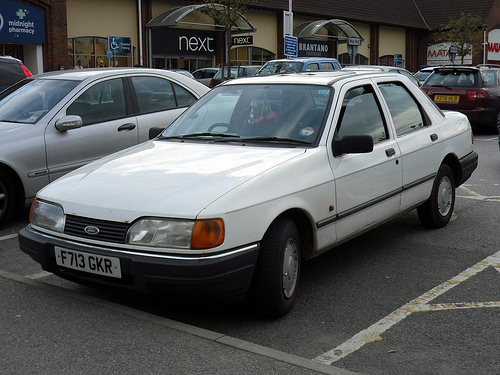 Ford Sierra White Ford Sierra White