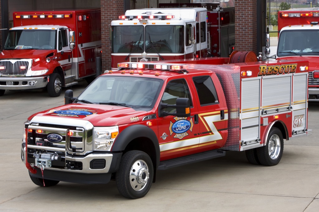 Ford Truck Fire