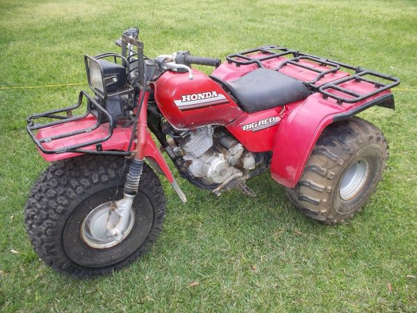 Honda 250 Big Red 3 Wheeler
