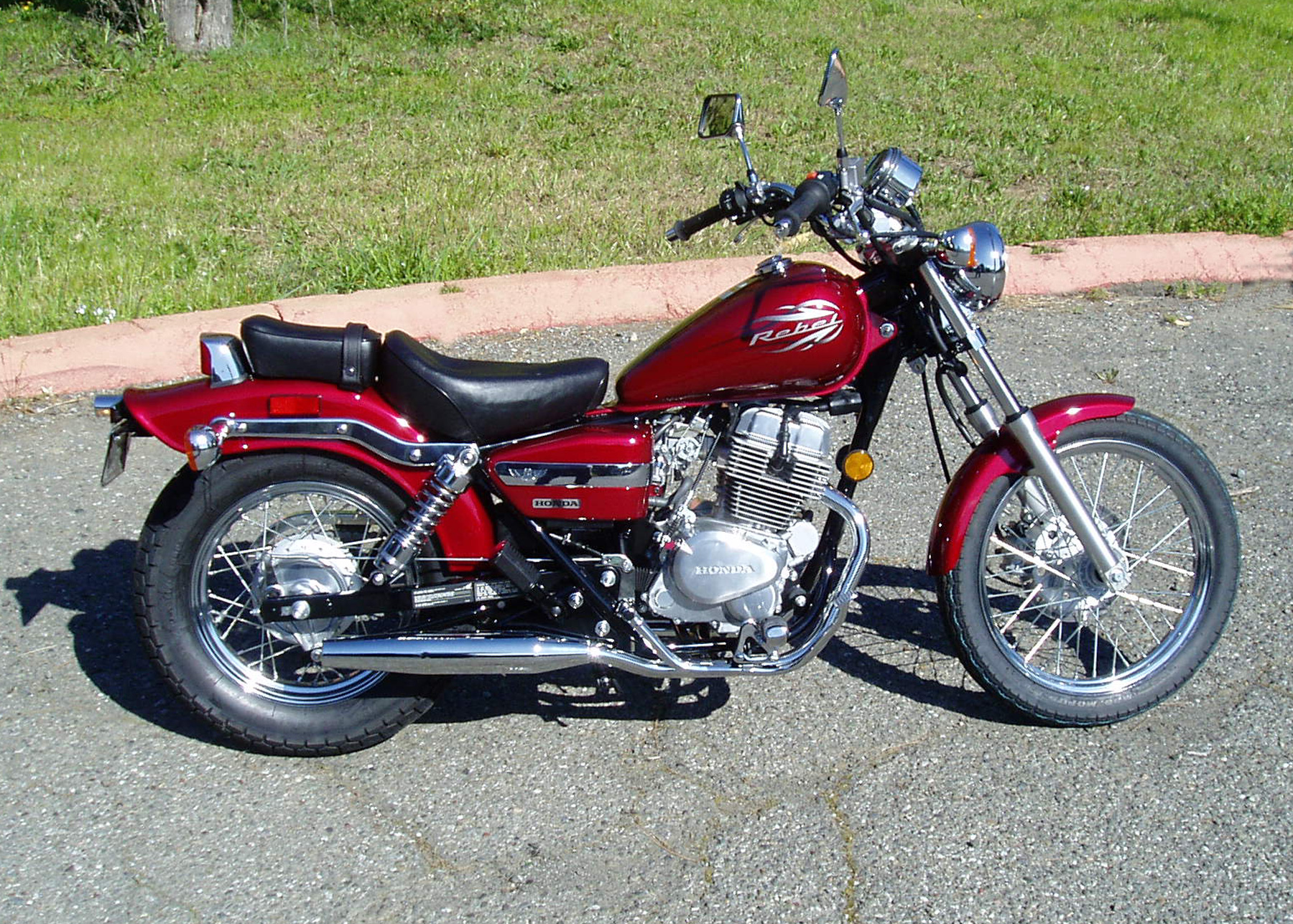 Honda 250 Rebel Motorcycle