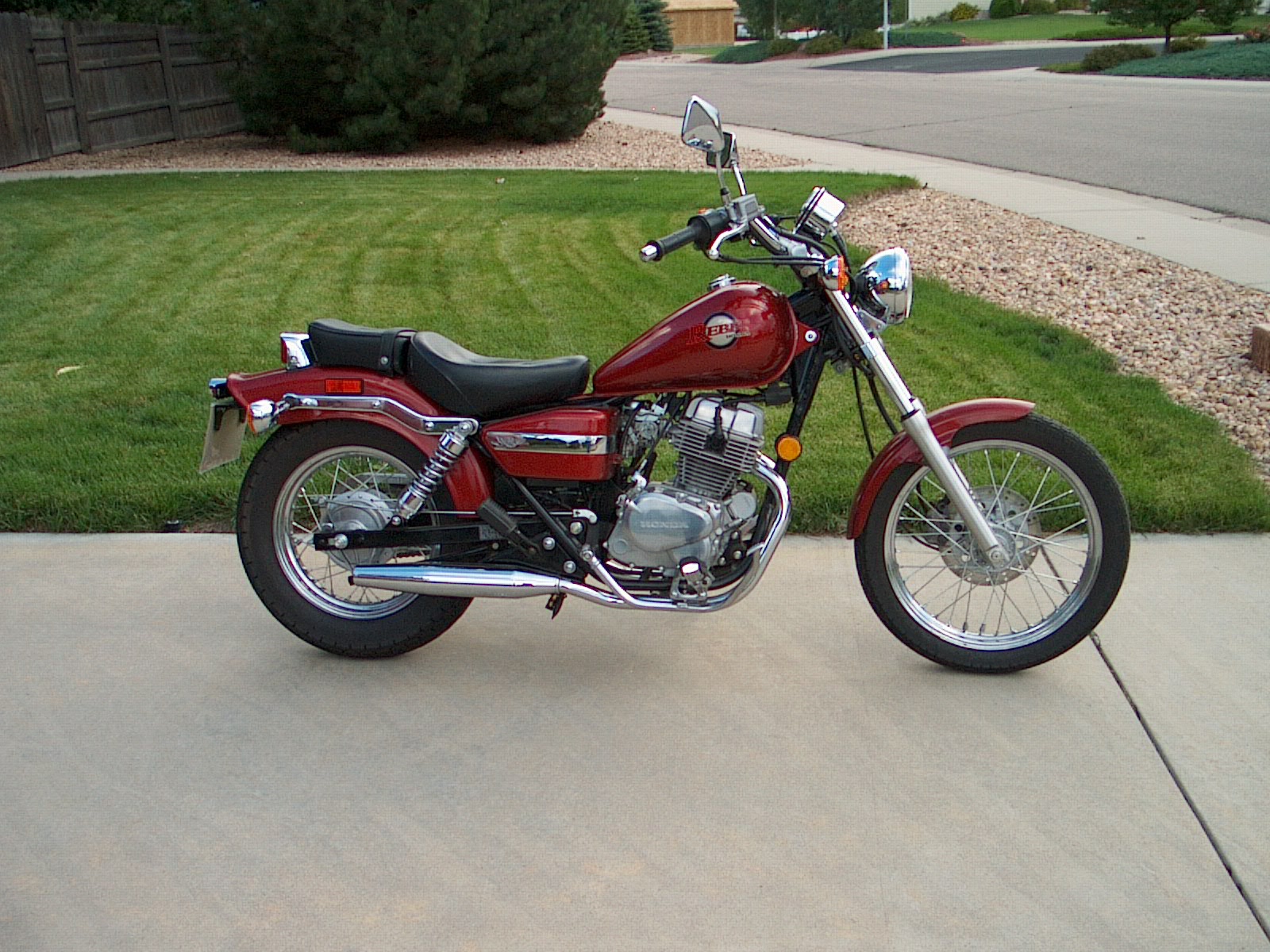 Honda 250 Rebel Motorcycle