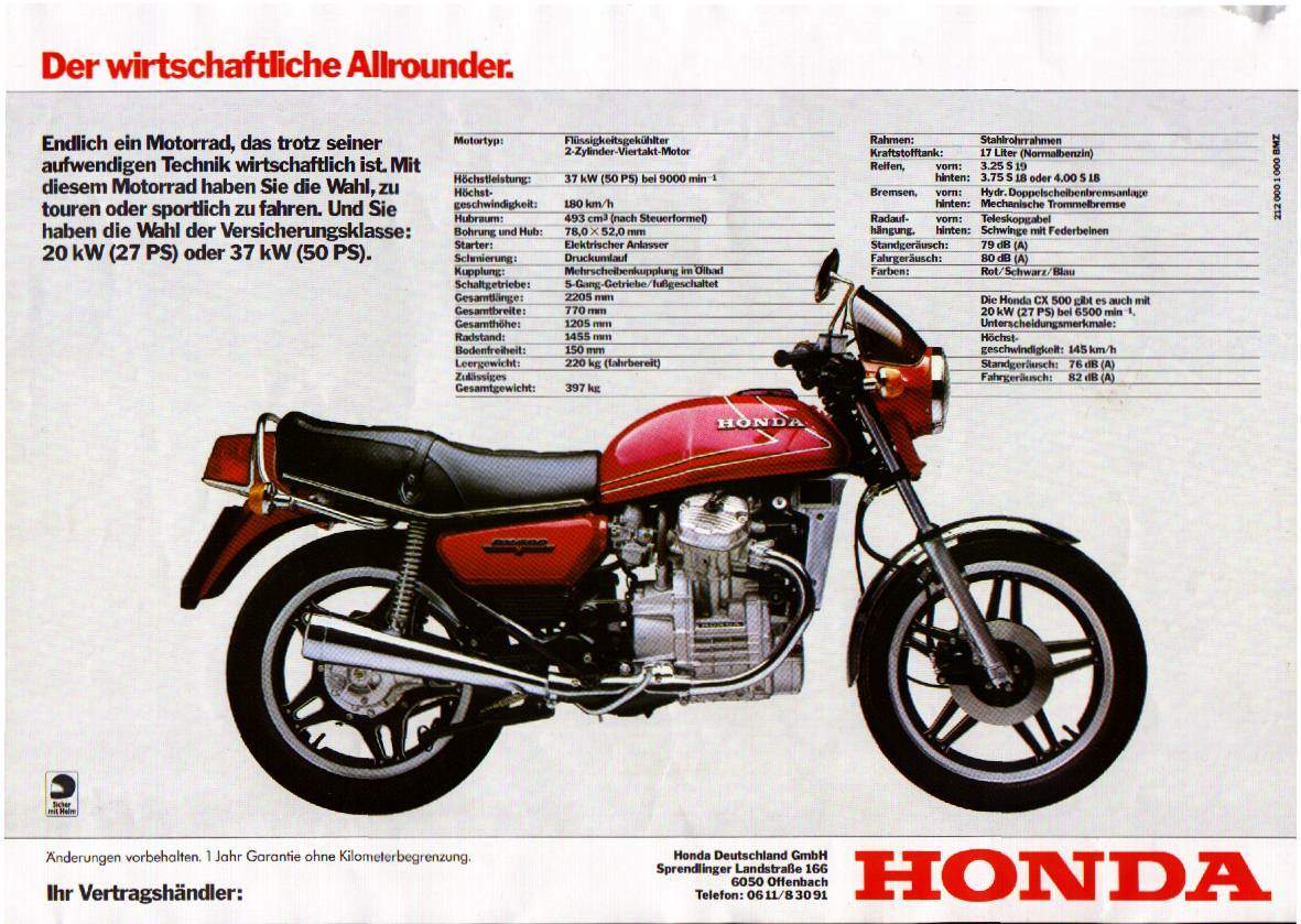 Honda Cx 500