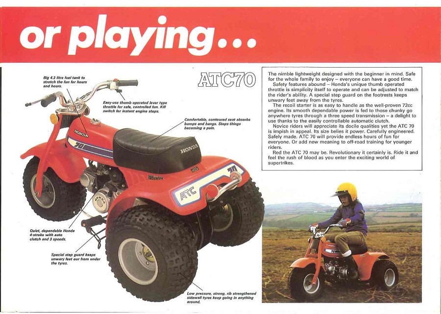 Honda 70 Three Wheeler