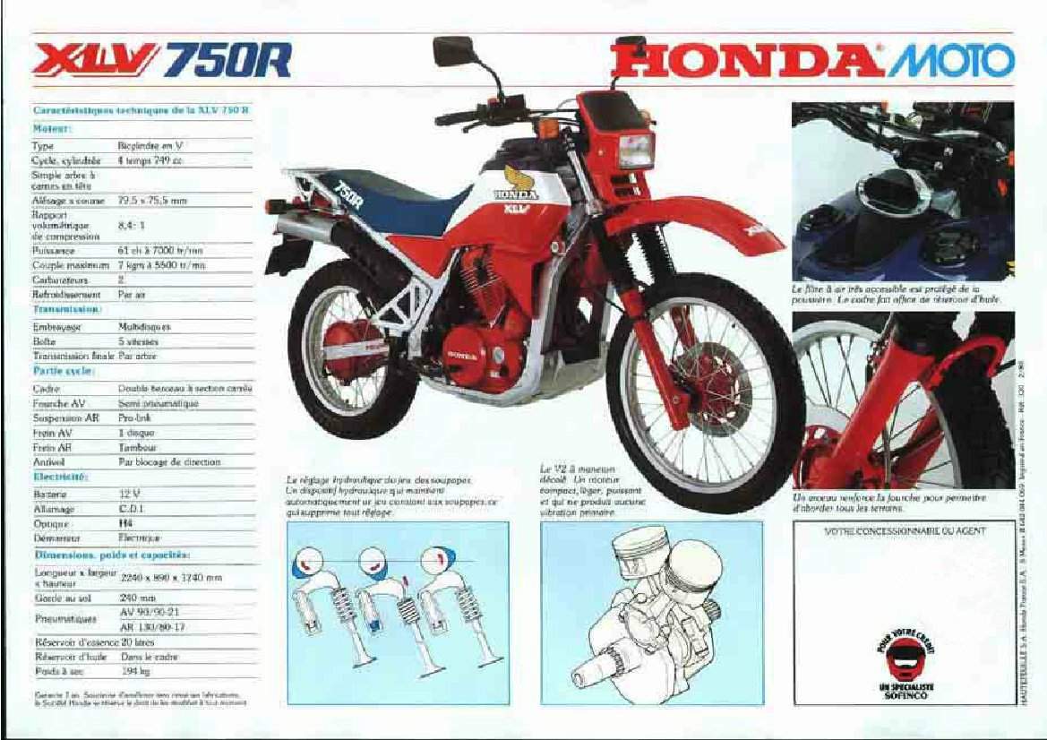 Honda Xlv 750 R