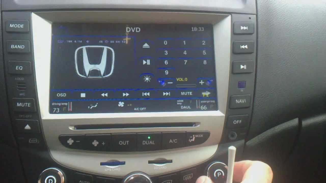 Honda Accord Navigation