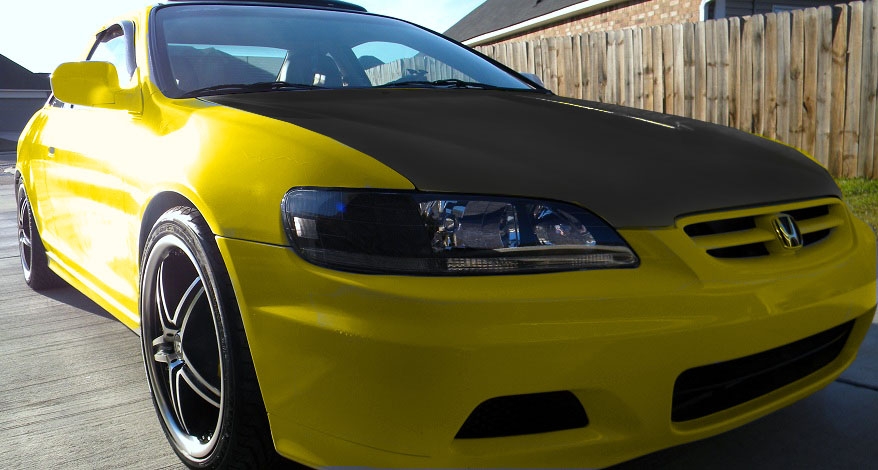 Honda Accord Yellow Honda Accord Yellow