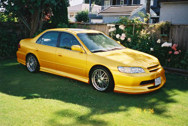 Honda Accord Yellow