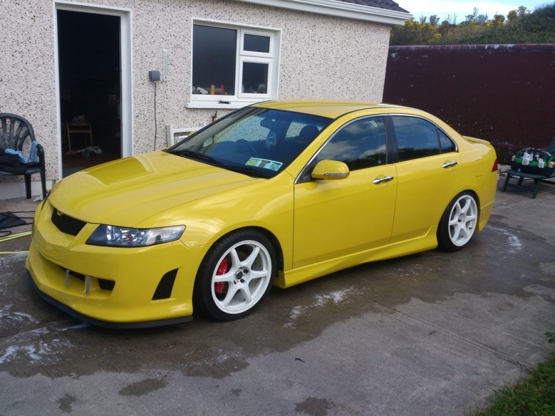 Honda Accord Yellow