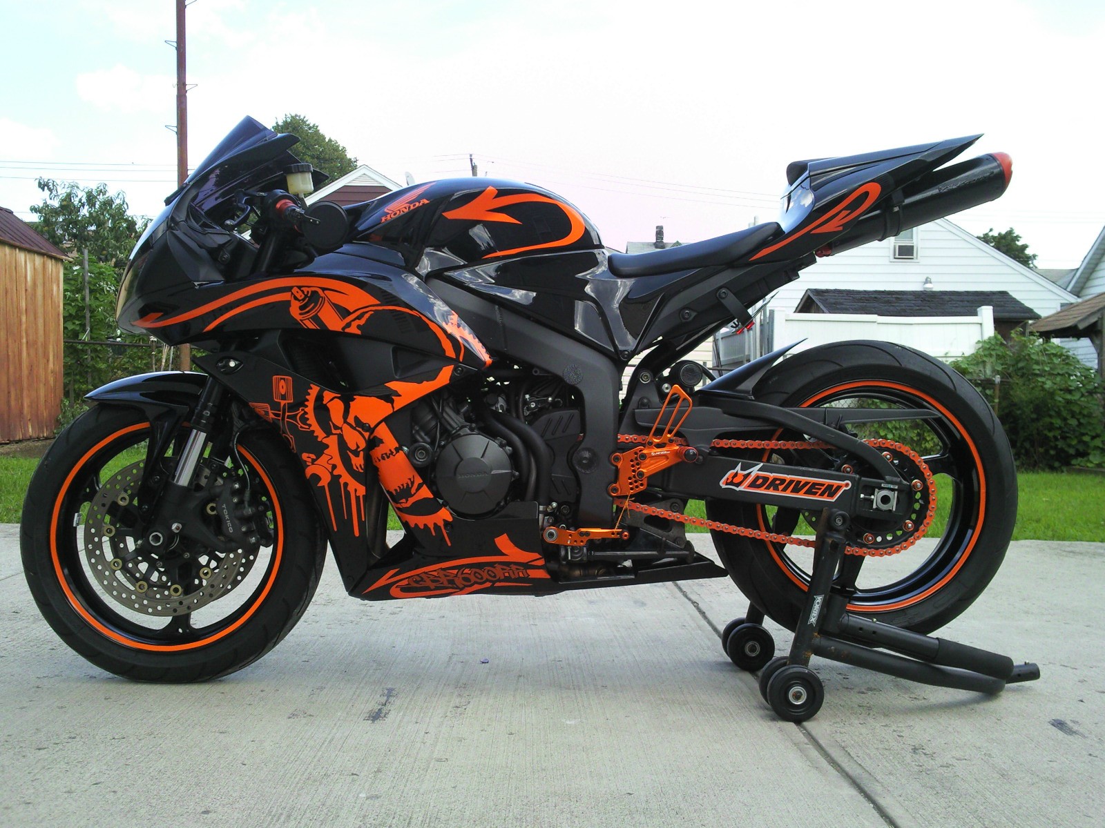 Honda Cbr Orange
