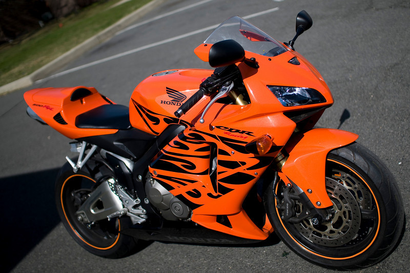 Honda Cbr Orange