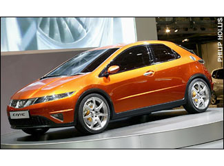 Honda Civic Orange