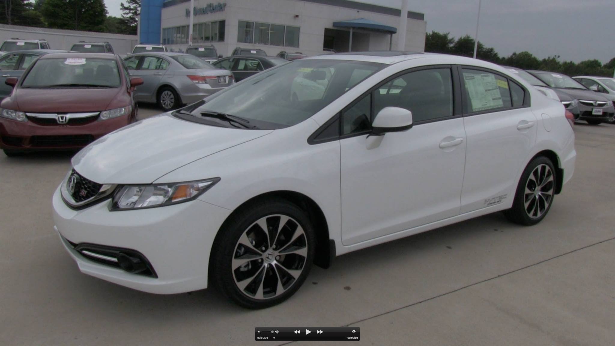Honda Civic White 2014