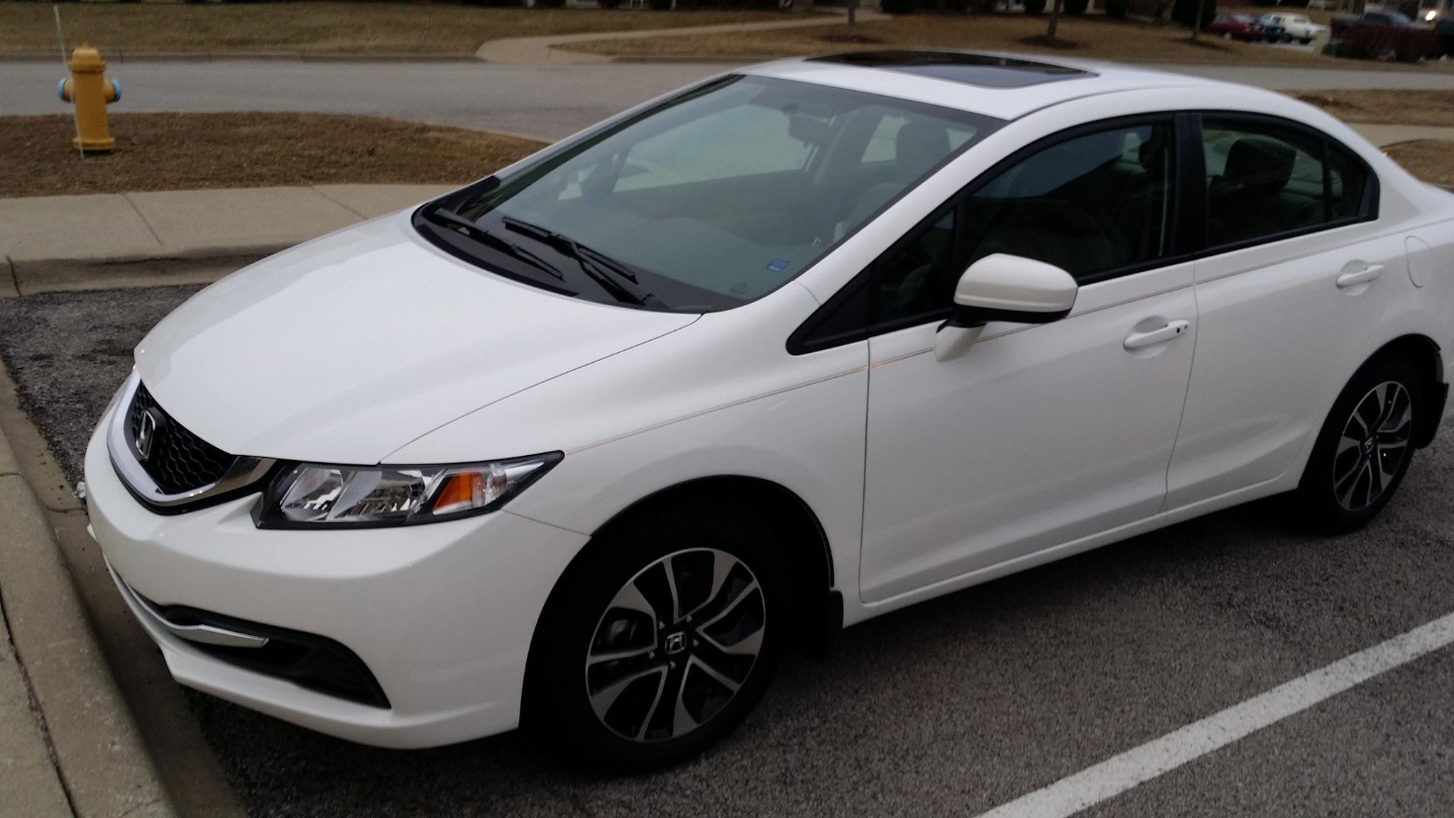 Honda Civic White 2014