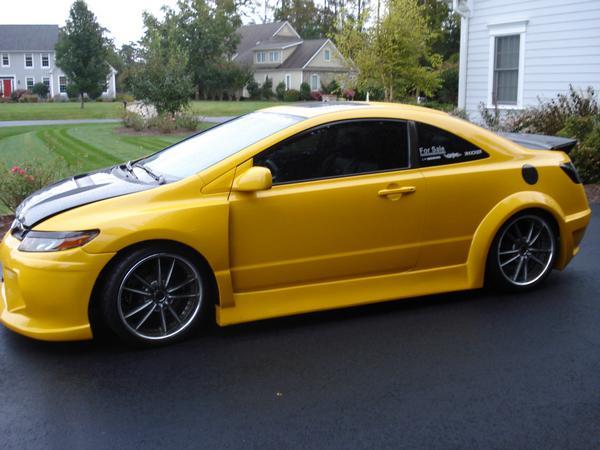 Honda Civic Yellow