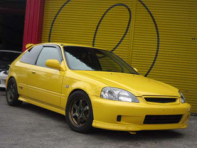 Honda Civic Yellow