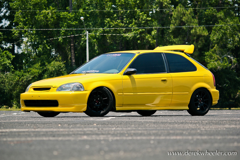 Honda Civic Yellow