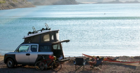 Honda Element Camper