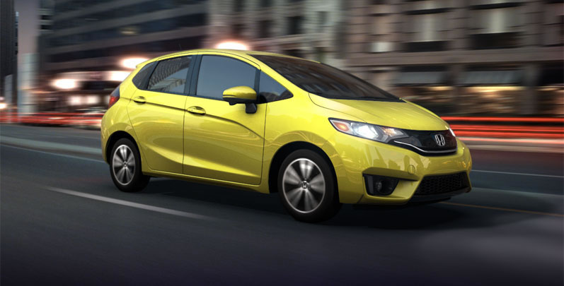 Honda Fit Yellow 2015