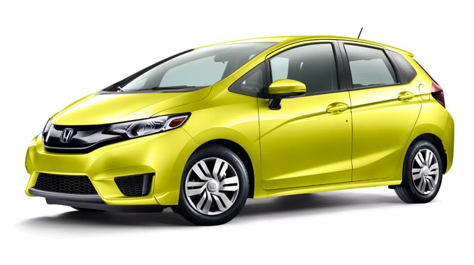 Honda Fit Yellow 2015