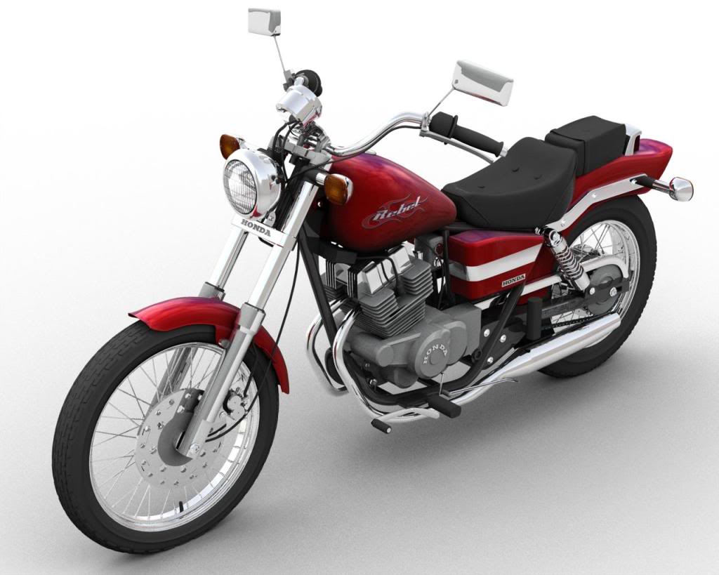 Honda Rebel Motorcycle