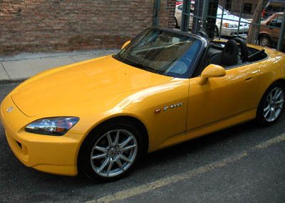 Honda S2000 Yellow