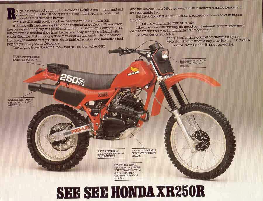 Honda Xr 250 R