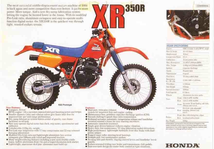Honda Xr 350