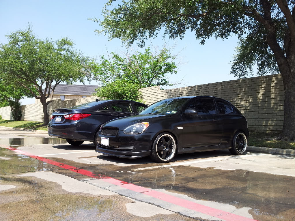 Hyundai Accent Lowered