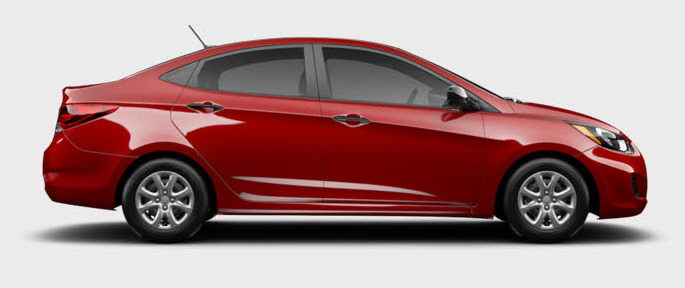 Hyundai Accent Red