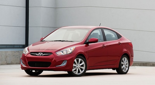 Hyundai Accent Veloster Red