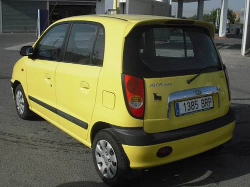 Hyundai Atos Yellow