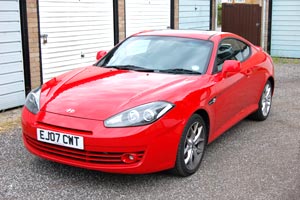 Hyundai Coupe Red