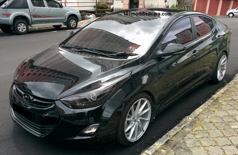 Hyundai Elantra Blacked Out