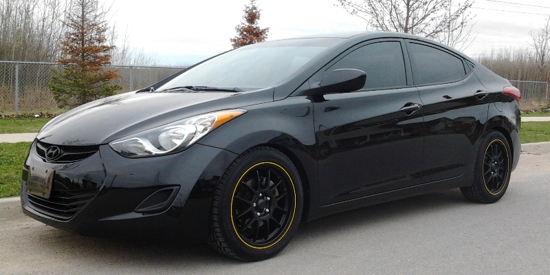 Hyundai Elantra Blacked Out