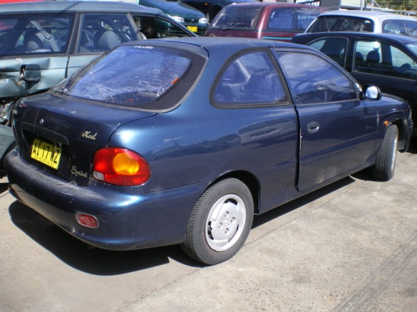 Hyundai Excel Blue
