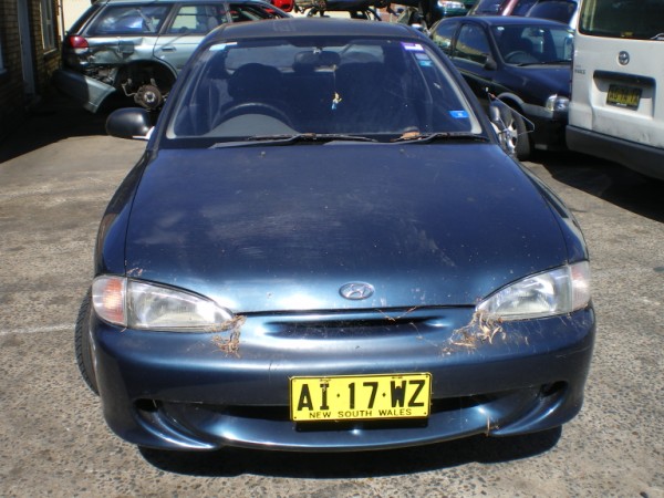 Hyundai Excel Blue