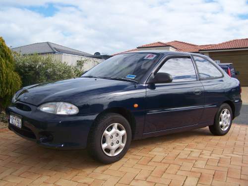 Hyundai Excel Blue Hyundai Excel Blue