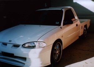 Hyundai Excel Modified