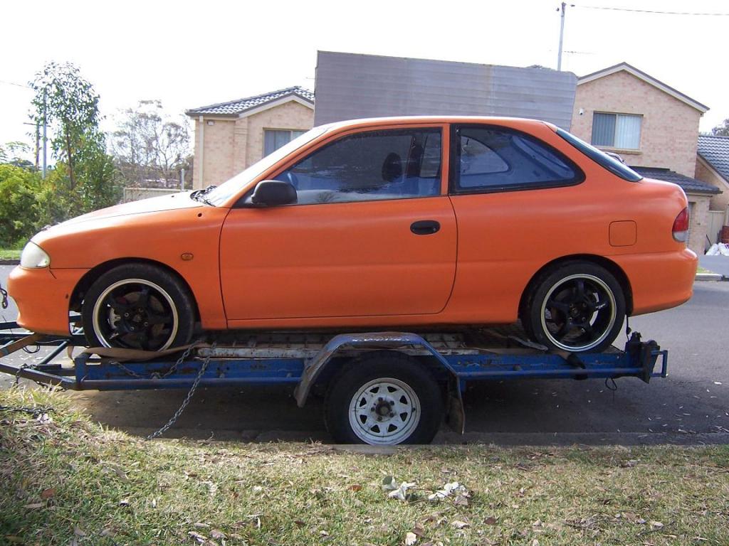 Hyundai Excel Modified