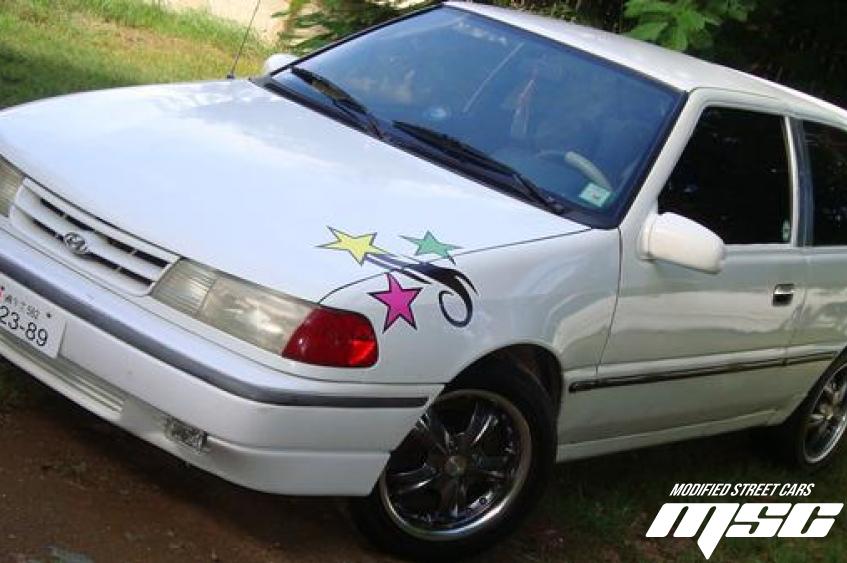 Hyundai Excel Modified